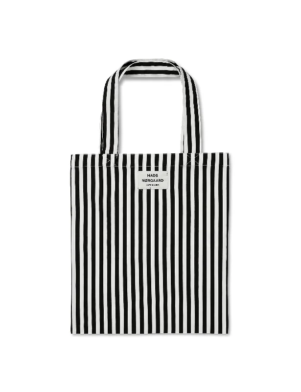 Sacky Atoma Bag, Black/White Alyssum