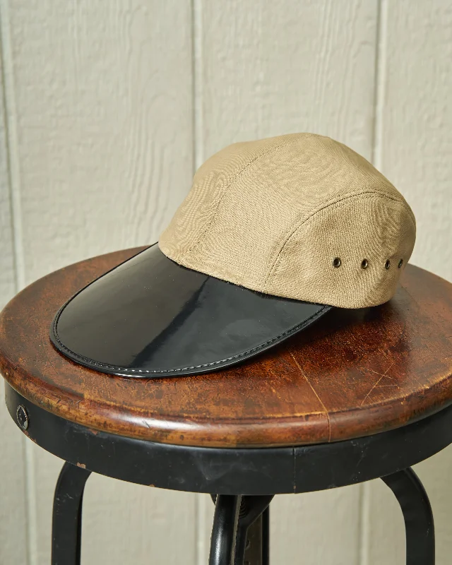 Camo trucker cap for outdoor adventure style -Oysterman in Khaki