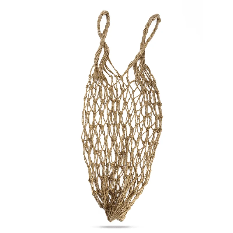 Mesh Jute String Net Shopping Short Handle Re-Usable Storage Bag