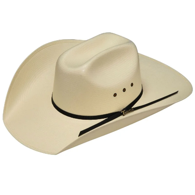 Classic cap with curved bill silhouette -M&F Twister Shangtung Straw Hat  T7153848