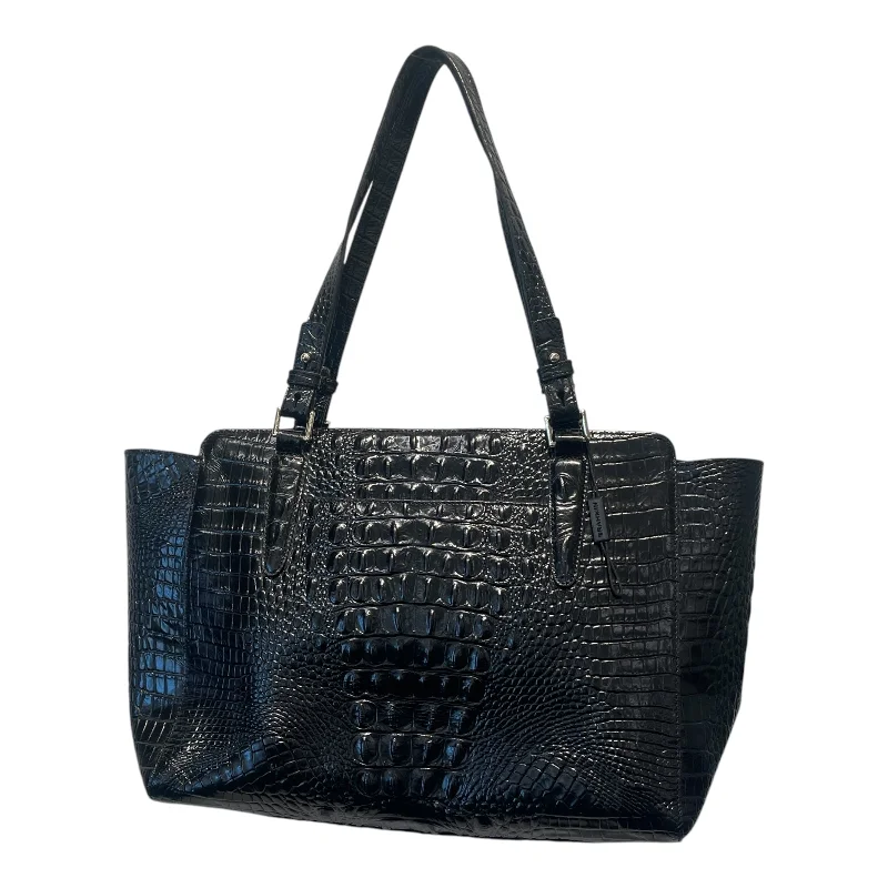 Brahmin/Hand Bag/Animal Pattern/Leather/BLK/