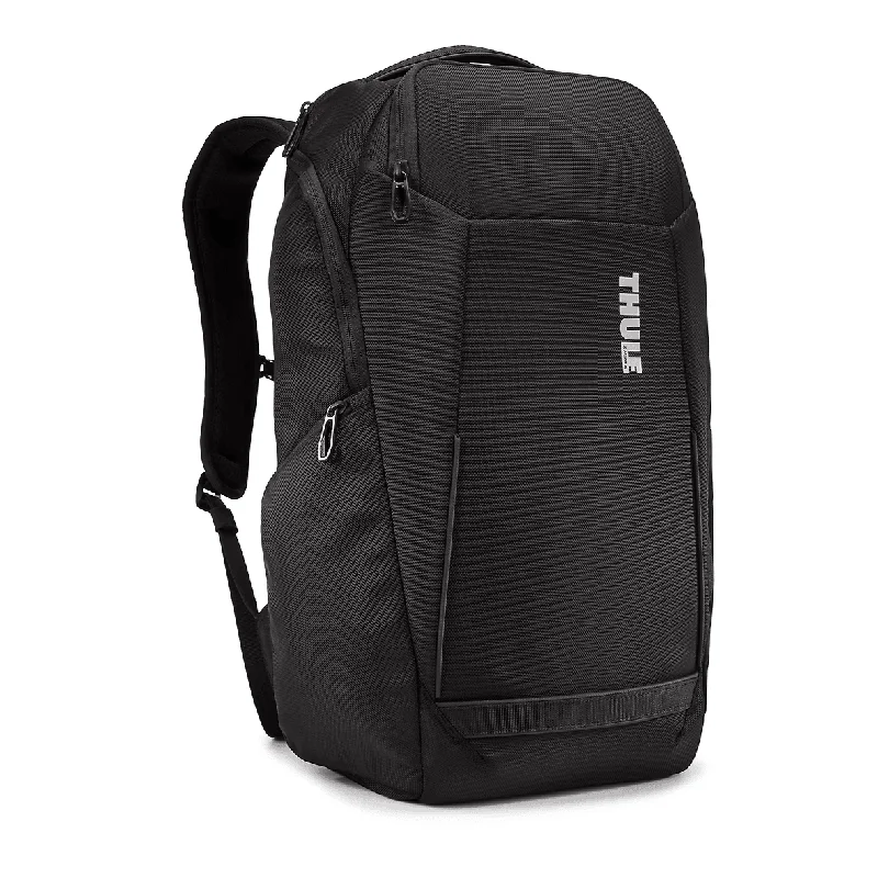 Laptop-friendly backpack for tech-savvy travelers -Thule Accent Recycled Backpack 28L - Black