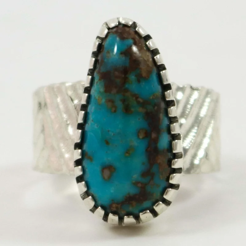 Rings with peridot gems for fresh green -Candelaria Turquoise Ring