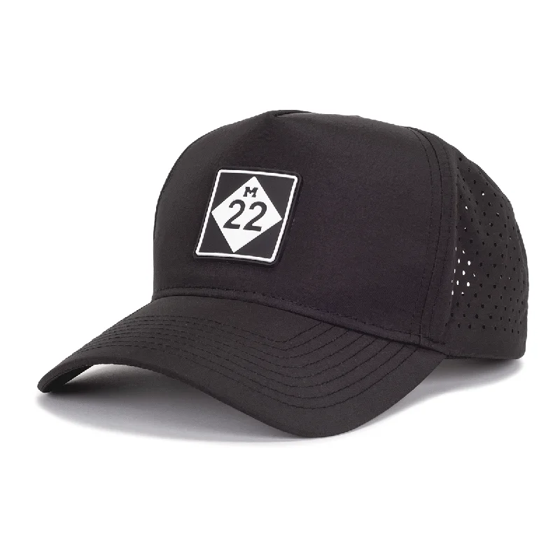 Minimalist cap with small stitched emblem -ALL TERRAIN HAT