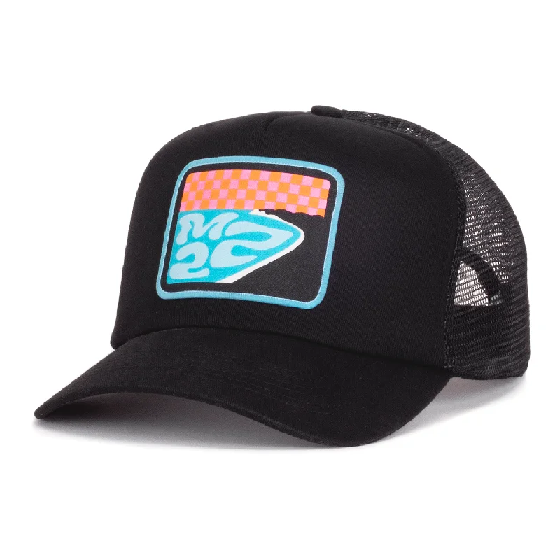 Mesh dad cap for ventilated hot days -EMPIRE AFTERGLOW TRUCKER HAT