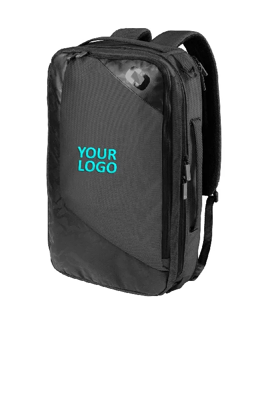 Travel backpack with built-in USB charging port -OGIO Convert Customzied Backpacks, Tarmac