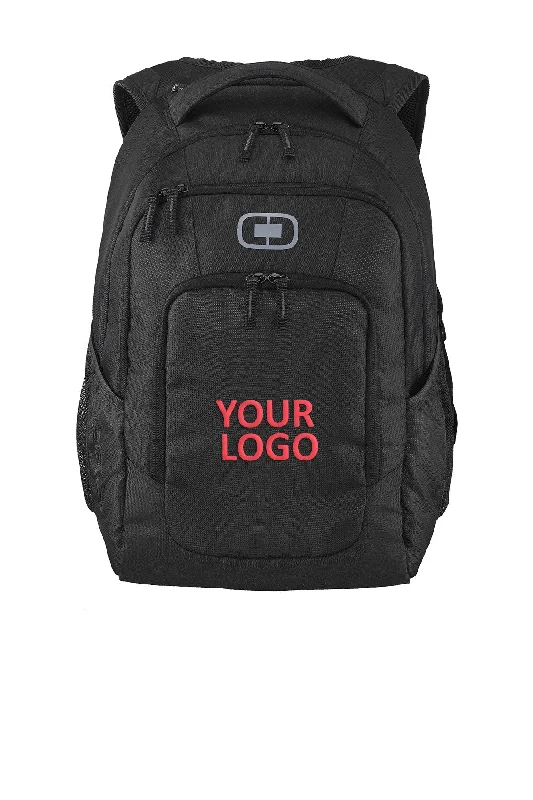 Fashion-forward backpack for bold street style -OGIO Logan Customzied Backpacks, Black