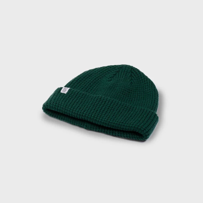 Bold graphic cap for standout fashion flair -Moss Pit - Waffle Knit Beanie