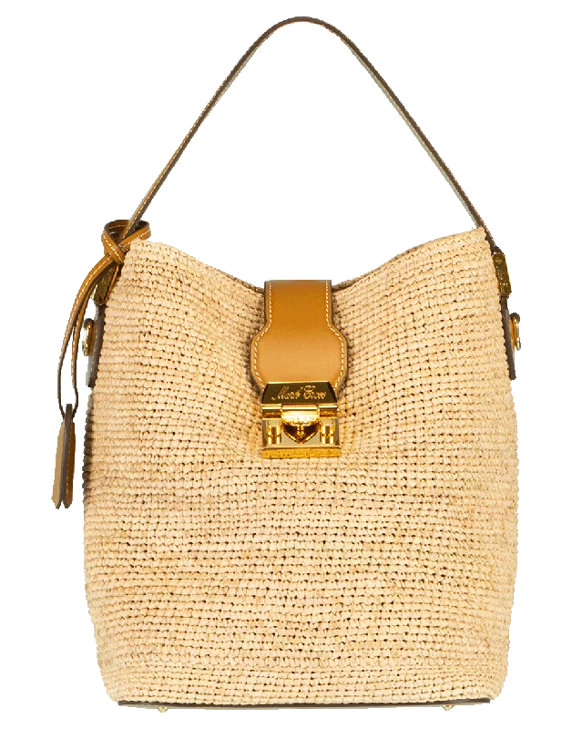 Murphy Raffia Shoulder Bag