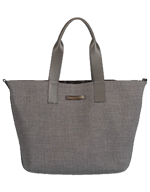 Reversible Leather Tote Bag