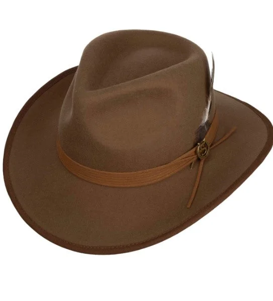 Designer dad cap for upscale casual flair -Stetson 3598122 Sidell Chestnut