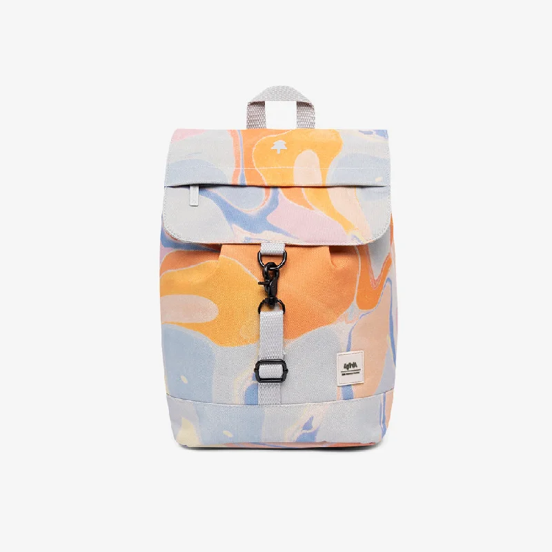 Designer leather backpack for upscale travel flair -Scout Mini Backpack Marble