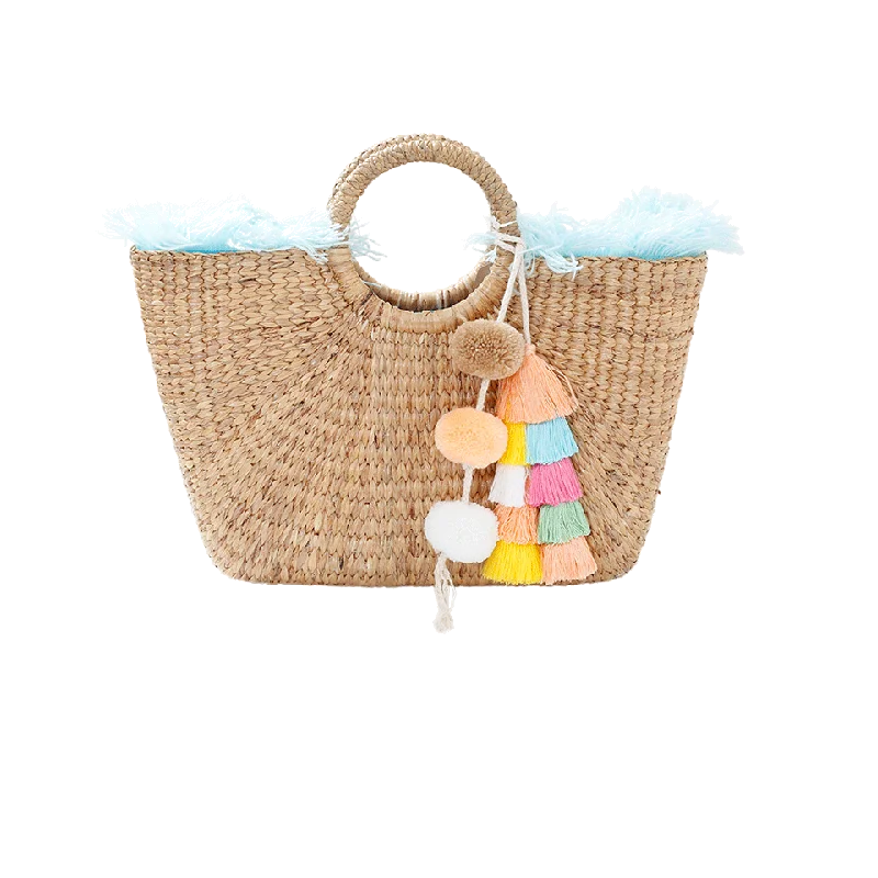 Fringe Basket Bag