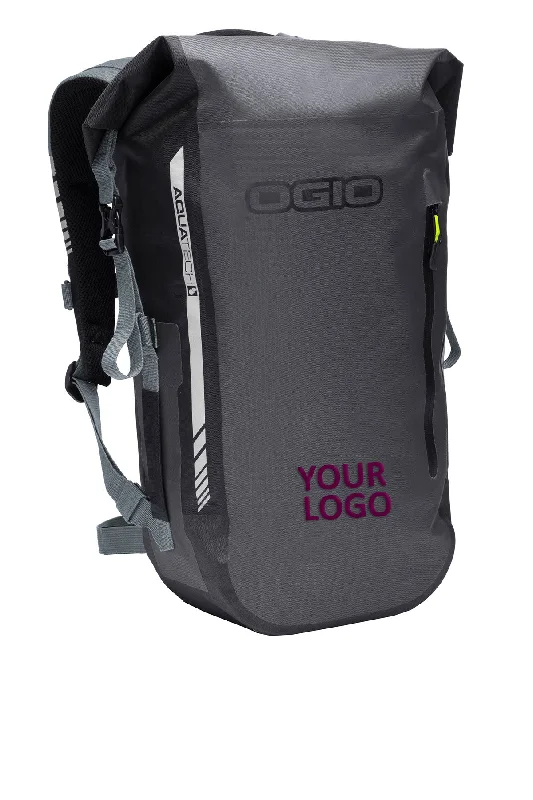 Compact hiking backpack with rain cover included -OGIO All Elements Customzied Backpacks, Black