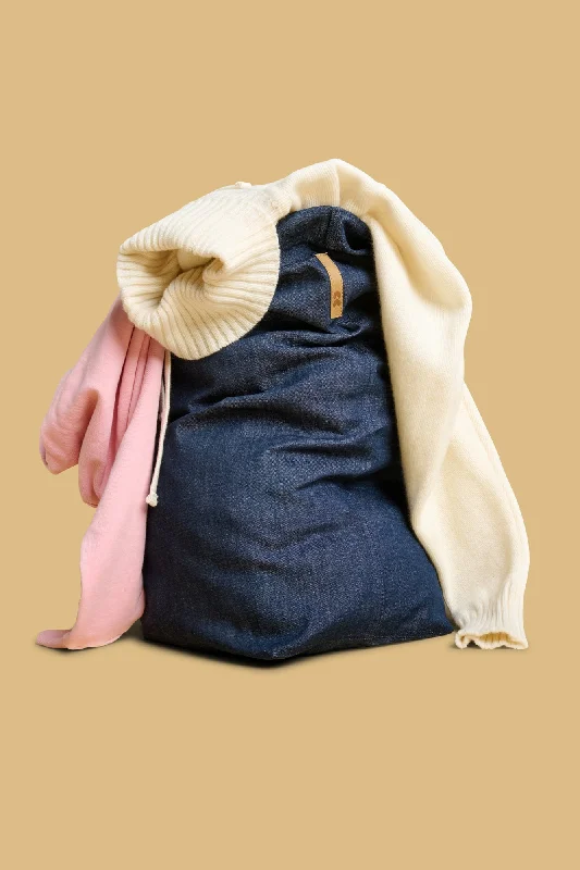 Small Laundry Bag - Denim