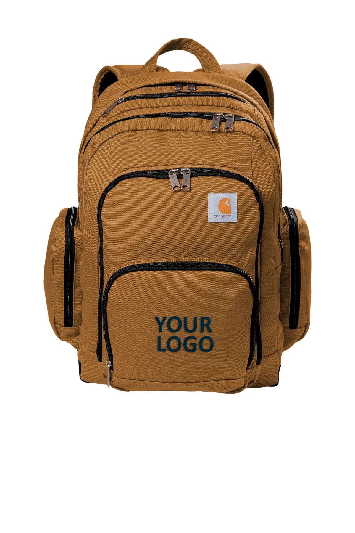 Multi-use backpack for gym and office needs -Carhartt Foundry Series Pro Custom Backpacks, Carhartt Brown