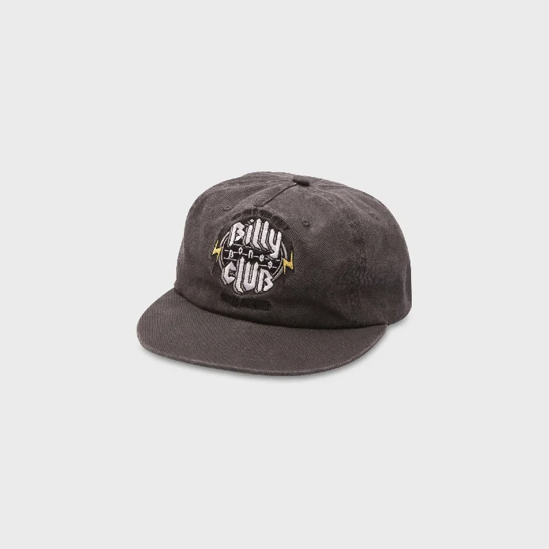 Denim cap with faded wash texture -Bolt Cap - Vintage Wash