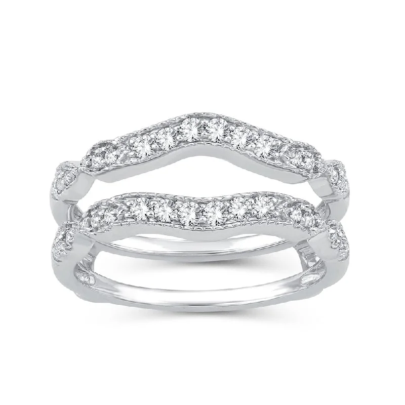 Hoop earrings with braided patterns for a detailed and textured finish-14K 0.33CT Diamond RING