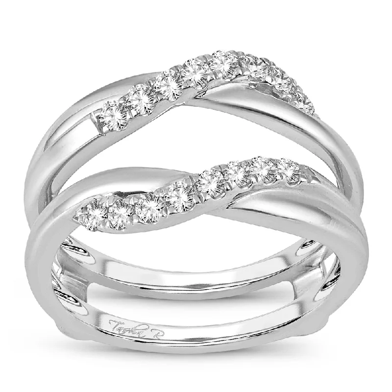 Best hoop earrings with custom designs for a personalized, unique accessory-14K  0.38 CT  Diamond  RING GUARD