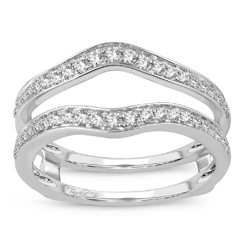 Best hoop earrings with vintage-style detailing for a nostalgic and timeless look-14K  0.40CT  Diamond  RING GUARD