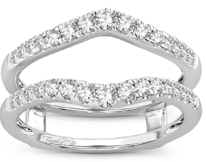 Hoop earrings with circle designs for a classic and timeless shape-14K  0.50CT  Diamond  RING GUARD