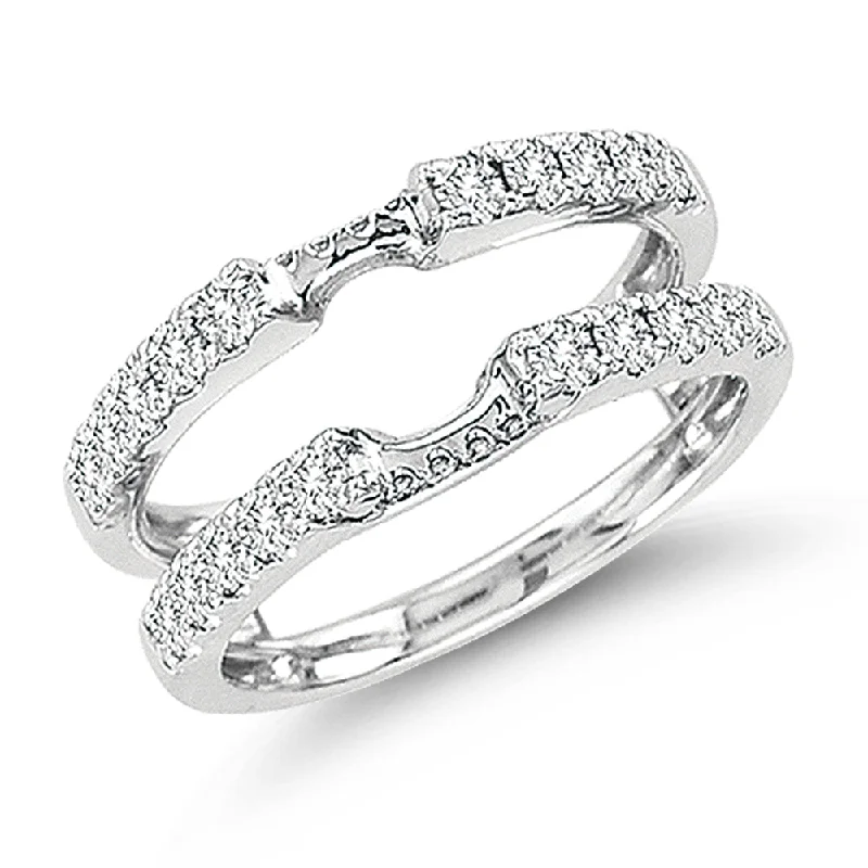 Best hoop earrings with snake chain details for a sleek and modern touch-14K  0.76CT  Diamond  RING GUARD.