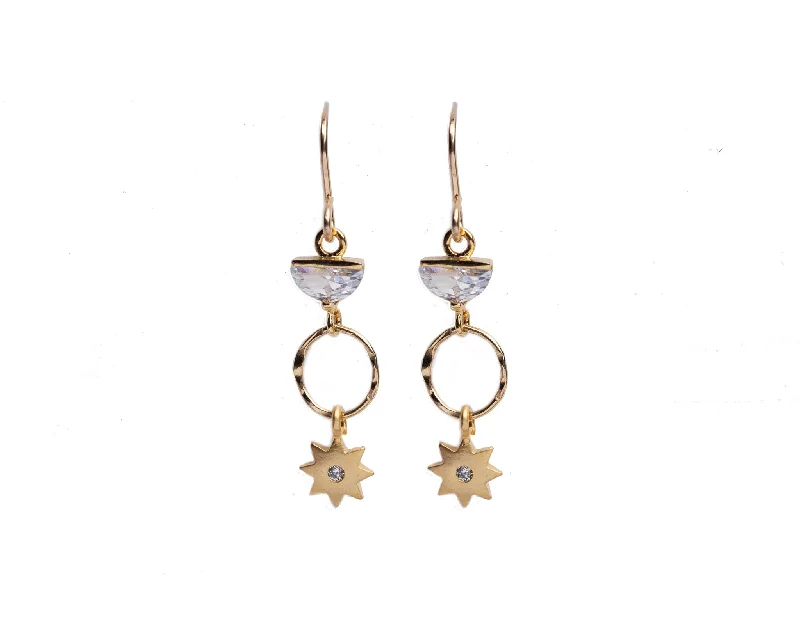 Best hoop earrings with gemstone accents for a colorful and elegant appearance-Asteria