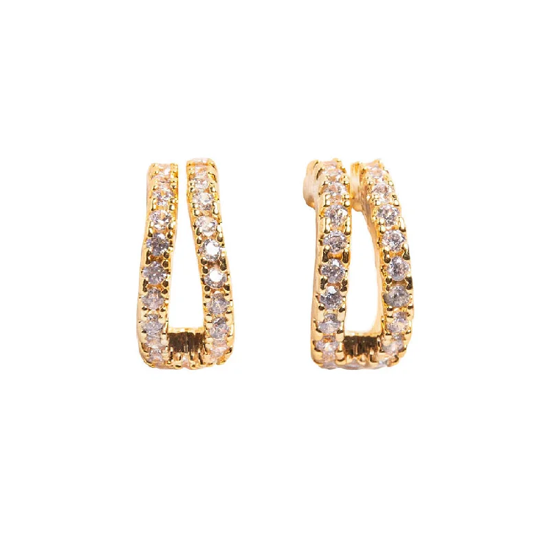 Best hoop earrings with geometric triangle shapes for a modern, chic design-Blaise