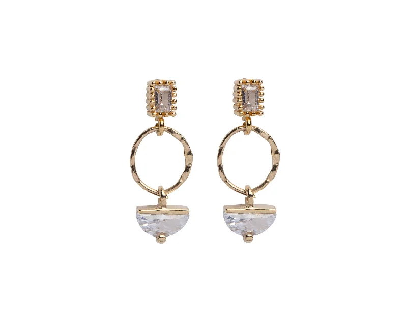 Hoop earrings with satin finishes for a smooth and elegant appearance-Rockcress