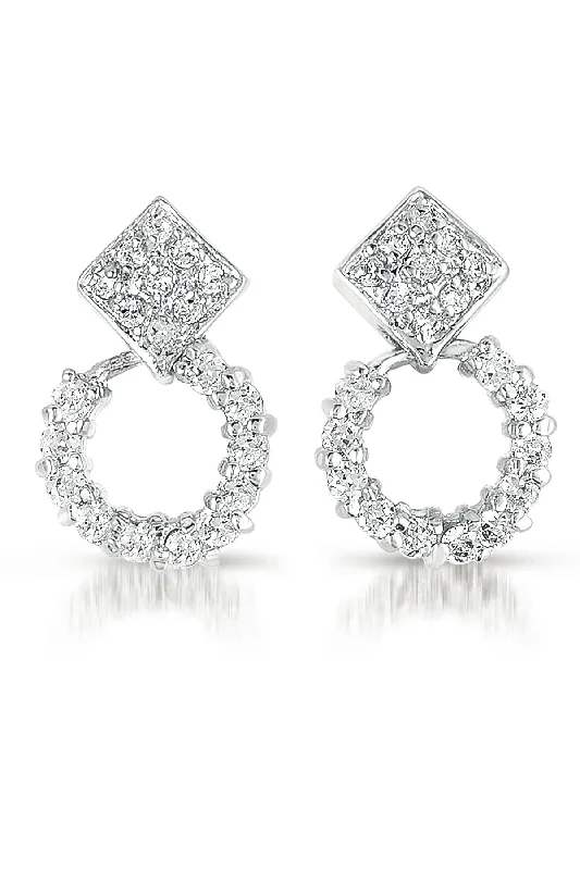 Hoop earrings with open designs for a modern, lighthearted vibe-Palais Baroque Stones Earrings